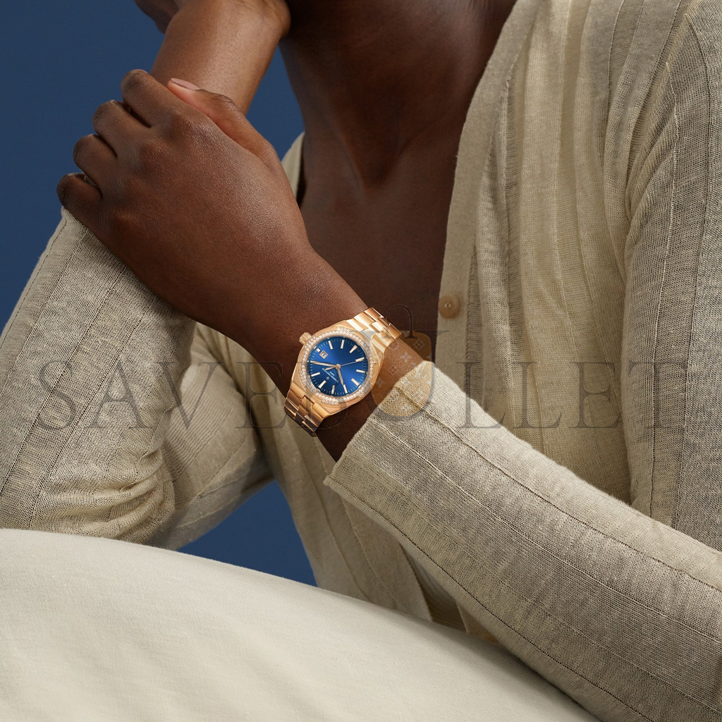 vacheron Co*sta*t*n overseas self-winding 35 mm pink gold watch 4605v/200r-b978